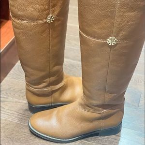 Tory Burch authentic tall riding boots leather